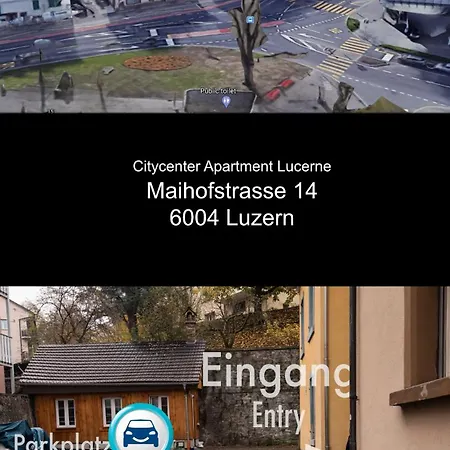 Citycenter Apartment With Parking Lucerne Exterior photo